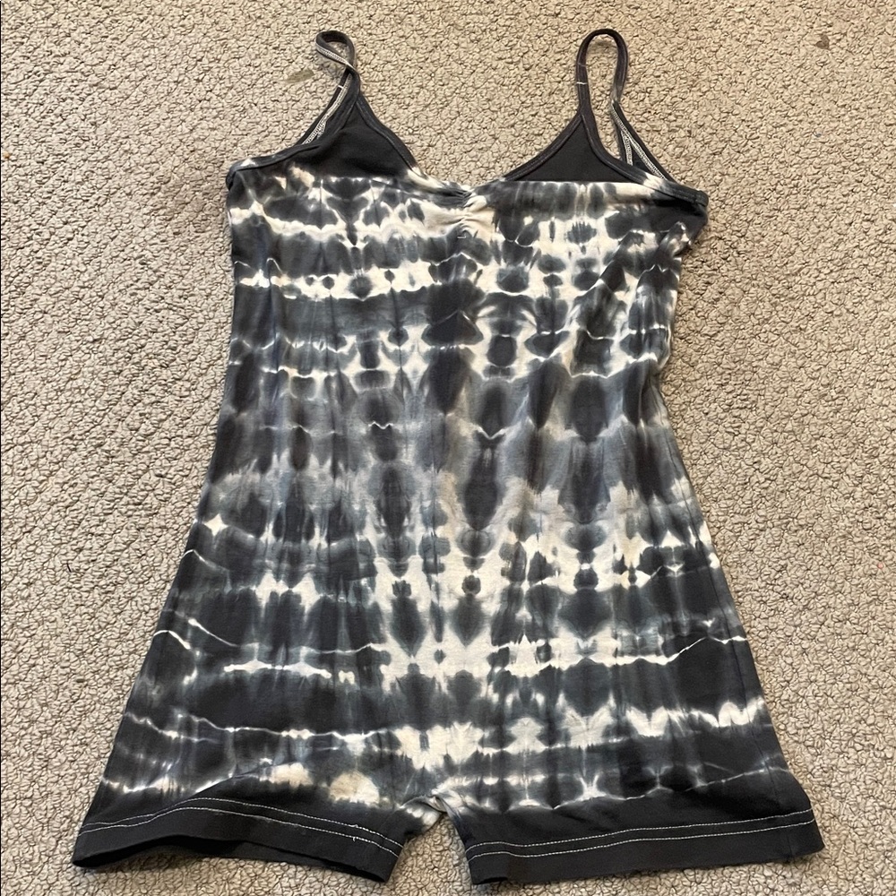 American Apparel Monochrome Tie-Dye Romper